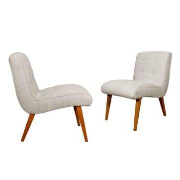Pair of Vostra low chairs by Walter Knoll
