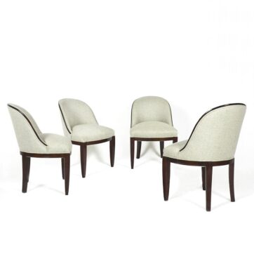 Set of 4 chairs in the style of Otto Prutscher