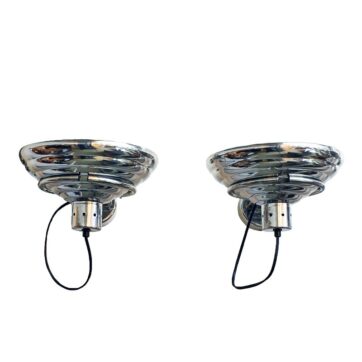 Set of 10 industrial wall lights