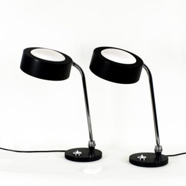 Pair of desk lamps by André Mounique