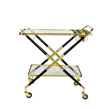Bar cart with tray by Cesare Lacca