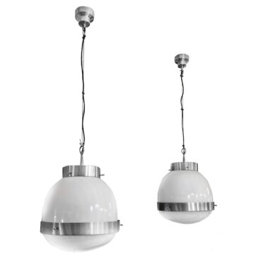 Pair of Delta lantern by Sergio Mazza