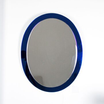 Asymmetrical beveled mirror - Italy 1960