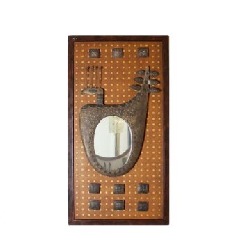 Decorative panel mirror - Italy 1970