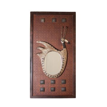 Decorative panel mirror - Italy 1970
