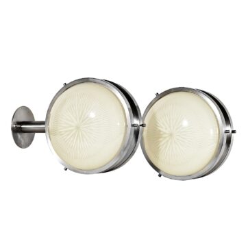 Pair of Sigma wall lights by Sergio Mazza