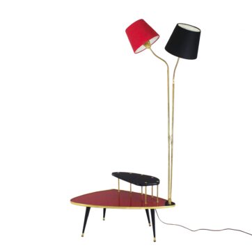 Table - standing lamp - France 1960