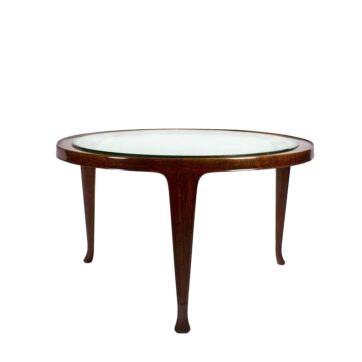 Large tripod coffee table by Guglielmo Ulrich - Italy 1958