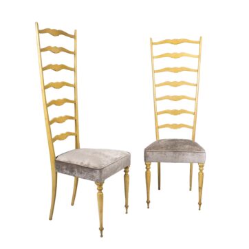 Pair of Chiavari chairs - Italy 1940