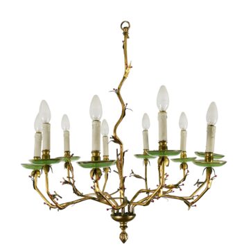 Chandelier with 10 branches - Spain 1950