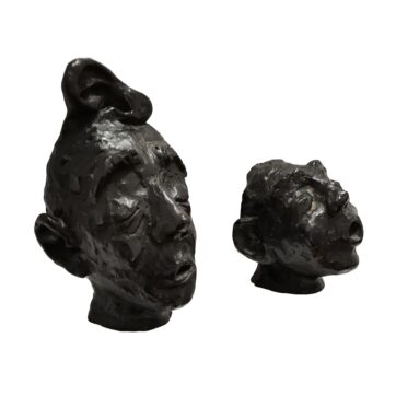 Pair of character heads - France