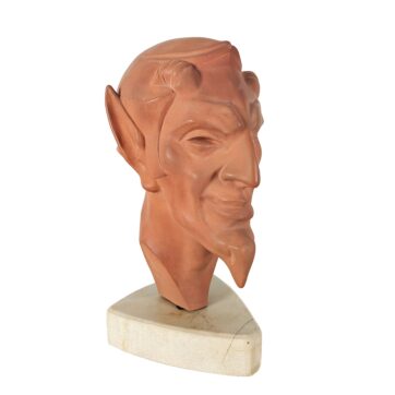 Art Deco faun´s head - France 1930