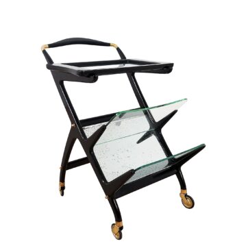 Bar cart - magazine rack by Cesare Lacca - 1950