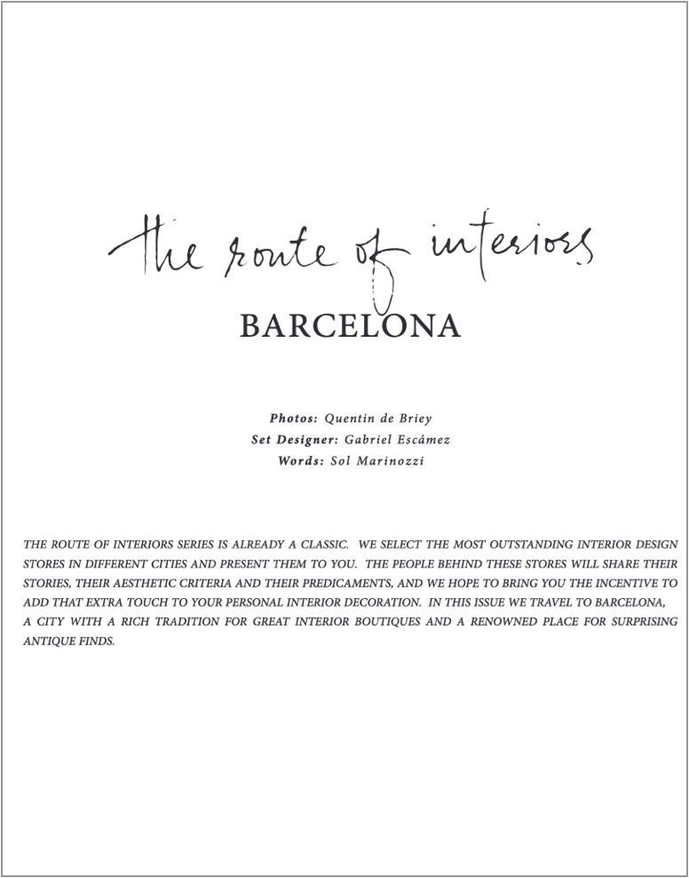 2014 - The route of interiors