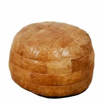 pouf De Sede -cognac