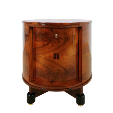 Art Deco round bar unit