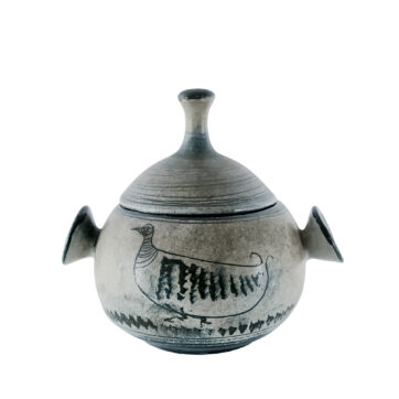 Ceramic soup tureen by Montgolfier - France 1970