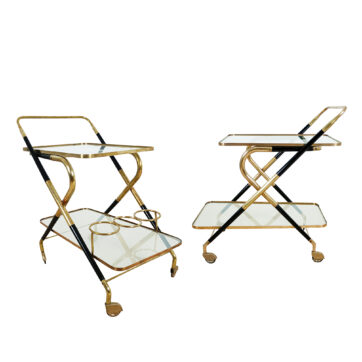 False pair of carts by Cesare Lacca - Italy 1950