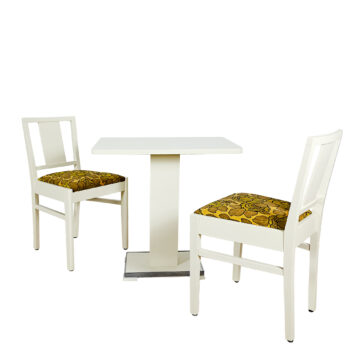 Art Deco table and chairs by De Coene - Belgium 1935
