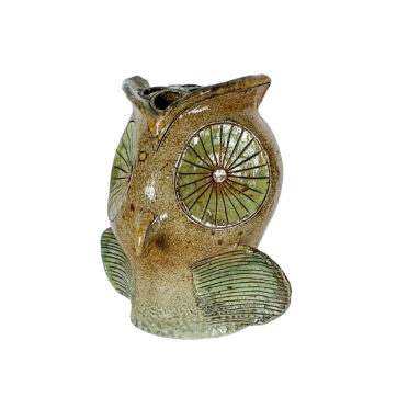 "Owl" flower holder vase - Belgium 1970