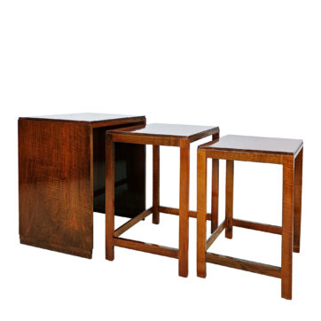 Set of three Art Decó nesting tables - France 1930