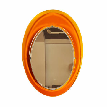 Bevelled mirror Fontana Arte - Italy 1950