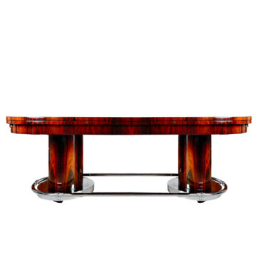 Art Deco large oval table - France 1930