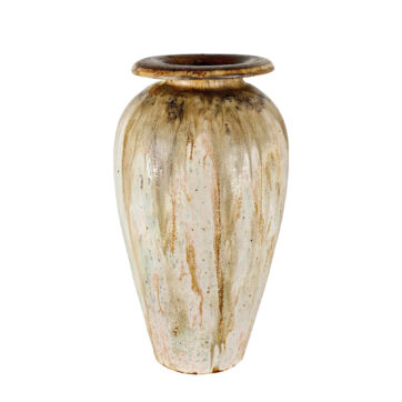 Large round-necked vase by Edgard Aubry - Belgium 1940