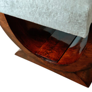 pouffe art deco